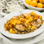 Grilled Chicken with Pineapple and Wild Rice